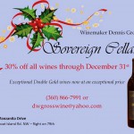 Sovereign Cellars holiday wine sale