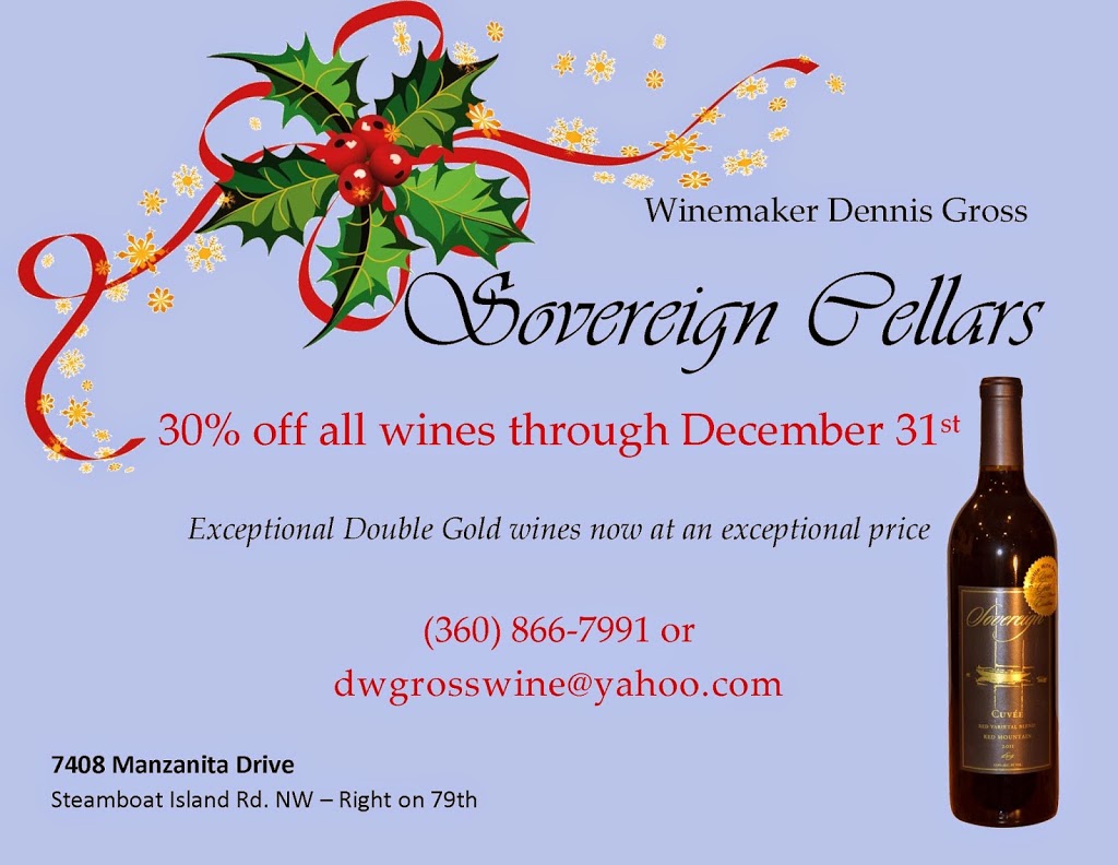 Sovereign Cellars holiday wine sale
