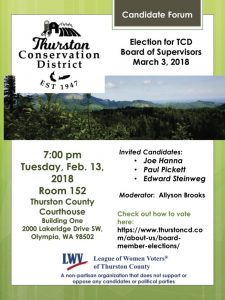 Candidate Forum flyer